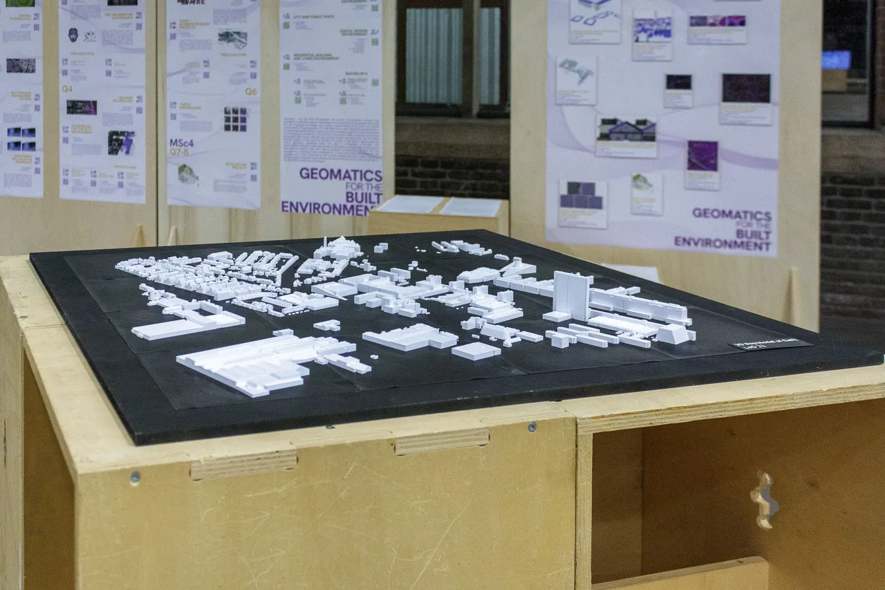 3D-geprinte architectuurmaquette — Geomatics Day